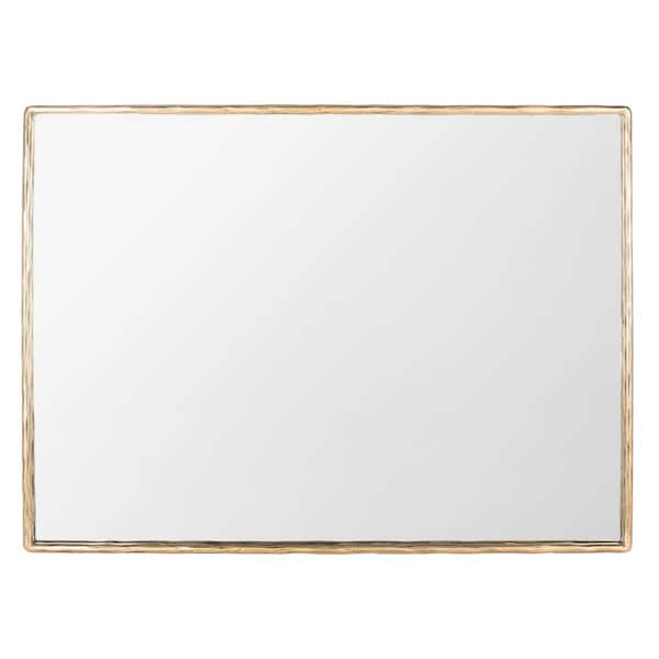 Safavieh Trish Rectangle Metal Mirror, Brass - Large SFV9508A - main
